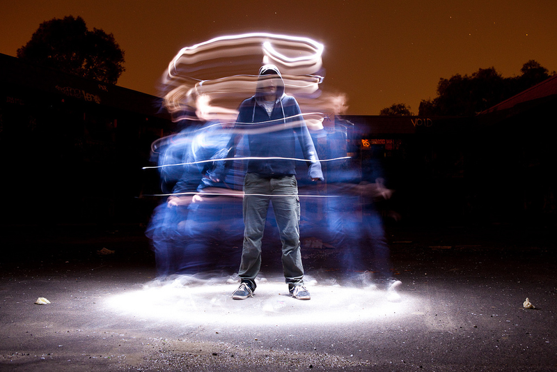 Illustration for article titled Light Paintings That Make the Real World Look like Tron